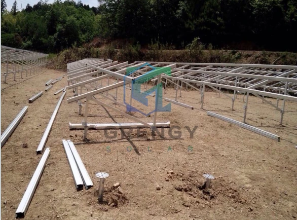 Ground Screw Photovoltaic Solar Mounting Structure System Ground Screw Photovoltaic Solar Mounting Structure System