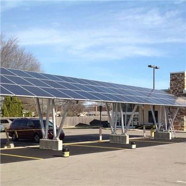 PV Carport Regály