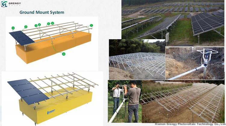 Aluminum Solar Panel Racks Ground Mount