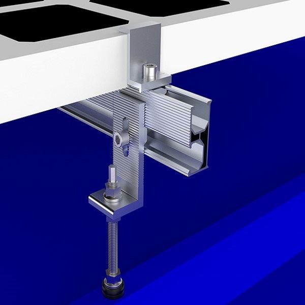 Solar L Feet Aluminum L feet Adjustable Aluminum Solar Mount for Flat Roofs