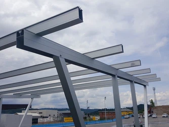 Single Carport Solar Mount Structure Single Carport Solar Mount Structure