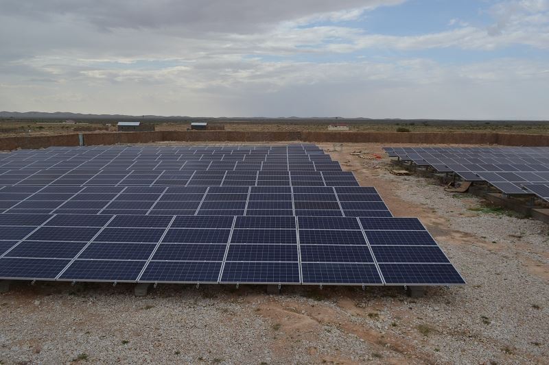 Somálský zemní montážní systém 240KW