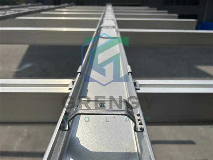 Single Carport Solar Mount Structure