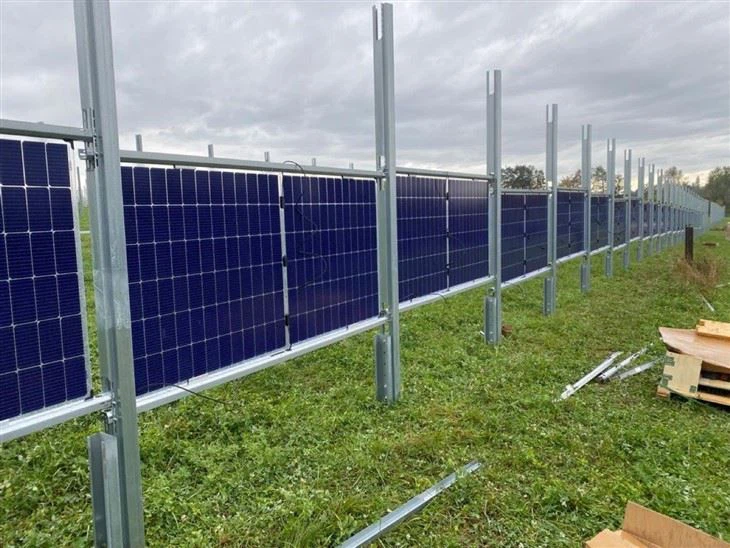 Solar panels Ground mounting structure  (5)