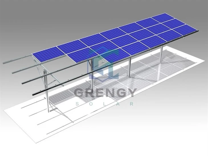 Bifacial Solar Panels Ground-Mounted System