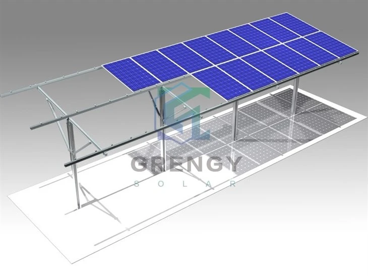 Bifacial Solar Panels Ground-Mounted System