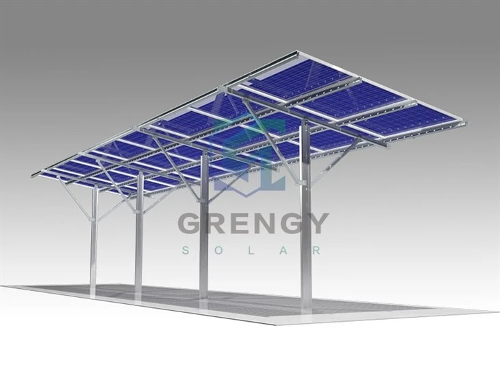 Bifacial Solar Panels Ground-Mounted System