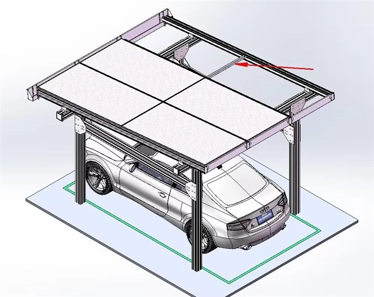 Carport Solar Panel System factory