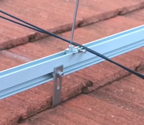 Solar Panel Mounting Rail Aluminum Profile
