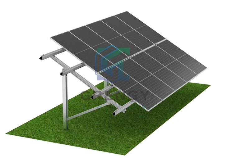 Jediný ramming Mount Rack pro PV solární panely