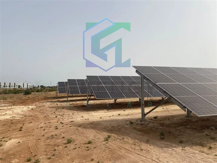 SINGLE RAMMING MOUNT RACK For PV SOLAR PANELS