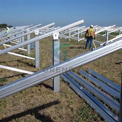Galvanizované železné struktury pro solární panel