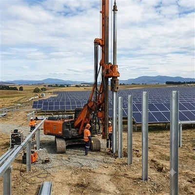 Solární Ground Mount Driven Pile