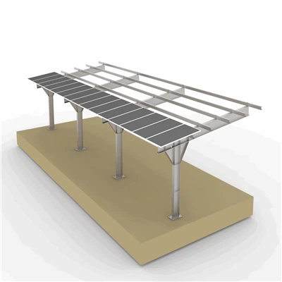 T typ typu Steel Solar Montting Carport System
