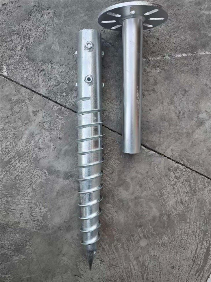 Steel Ground Screw Mounting Anchor factory
